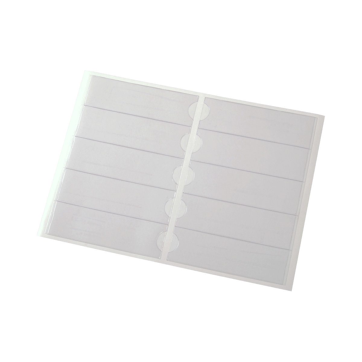 Busta trasparente, autoadesiva – EICHNER, trasparente, alt. x largh. 35 x 115 mm, conf. da 100 pz.-0