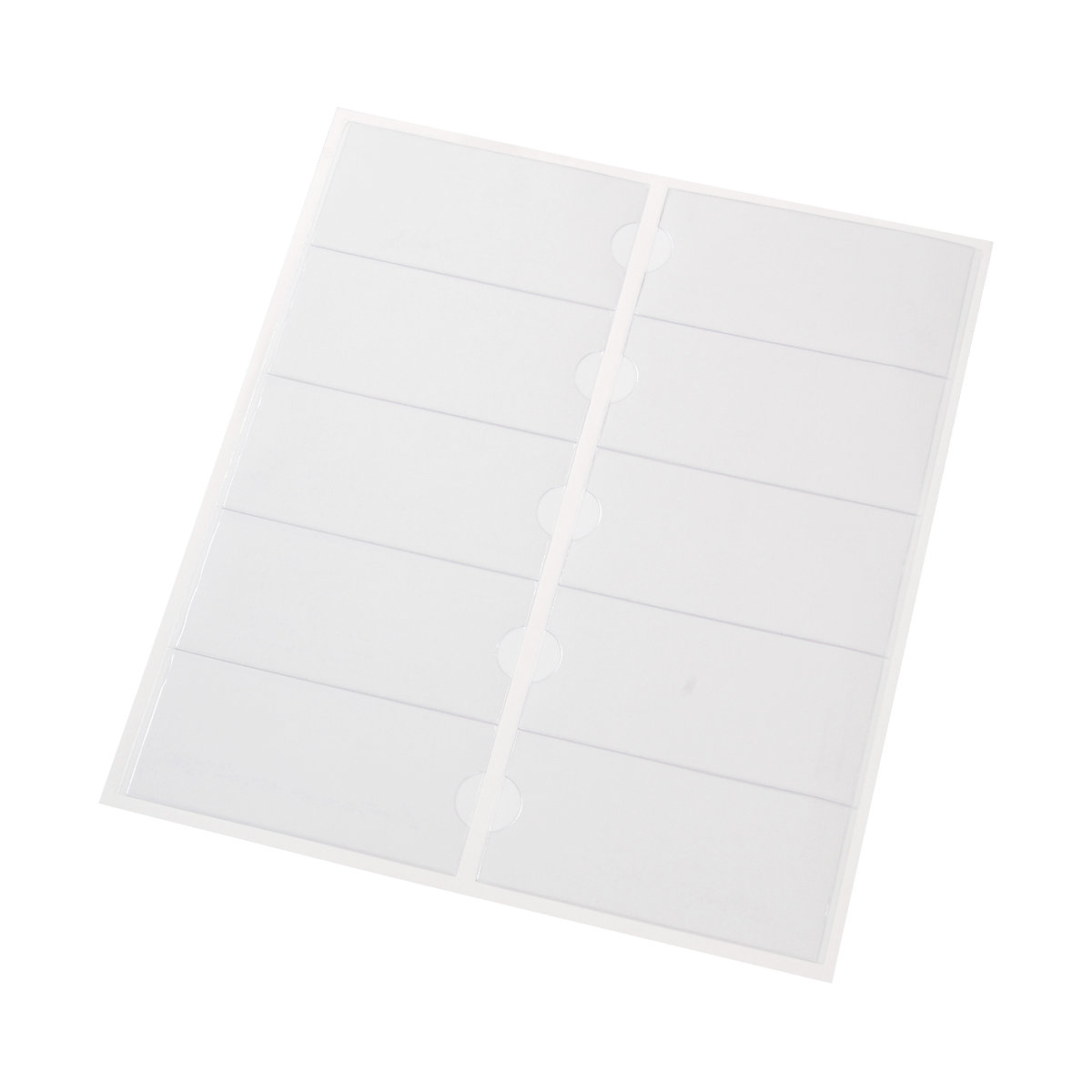 Busta trasparente, autoadesiva – EICHNER, trasparente, alt. x largh. 55 x 115 mm, conf. da 100 pz.-0