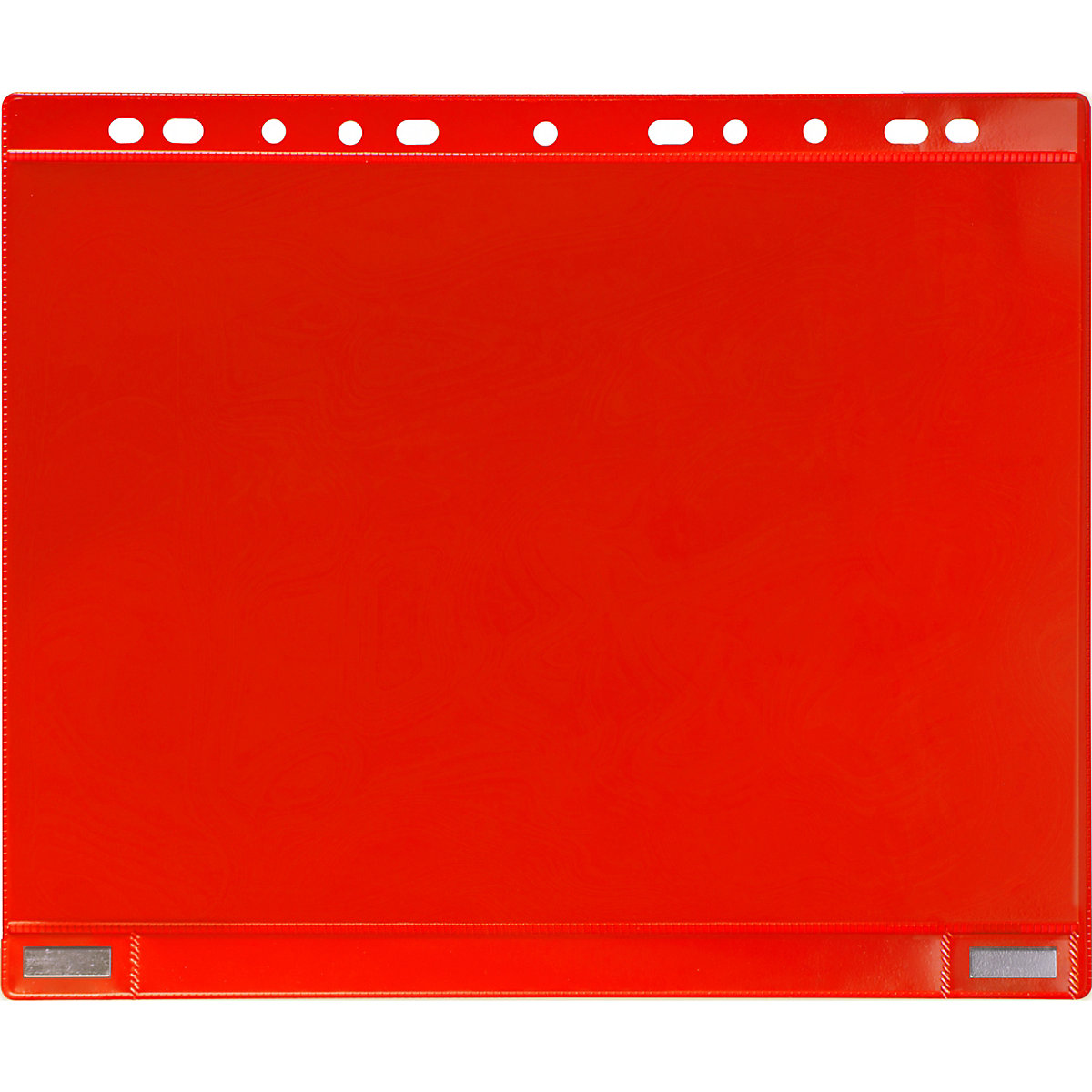 Busta trasparente magnetica con bordo forato – Tarifold, magnetico, UNI A4, conf. da 5 pezzi, rosso-0