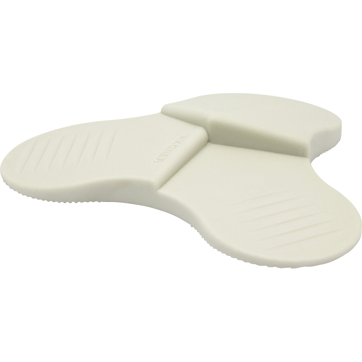 Cuneo fermaporta 3STOP – Wagner, Ø 108,5 mm, conf. da 4 pz., 20 mm, grigio chiaro-0