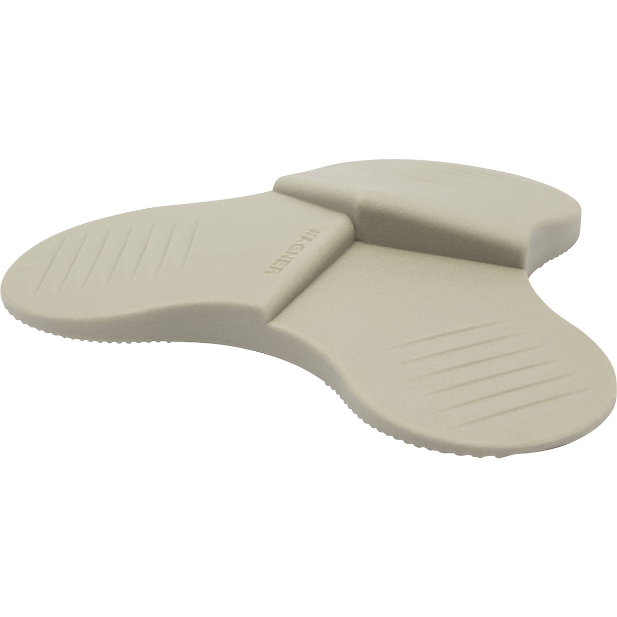 Cuneo fermaporta 3STOP – Wagner, Ø 108,5 mm, conf. da 4 pz., 20 mm, tortora-0