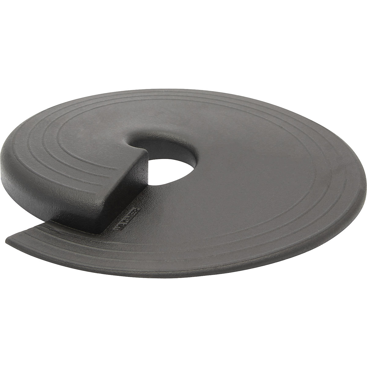 Cuneo fermaporta EH69 – Wagner, Ø 110 mm, conf. da 4 pz., 15 mm, nero-0