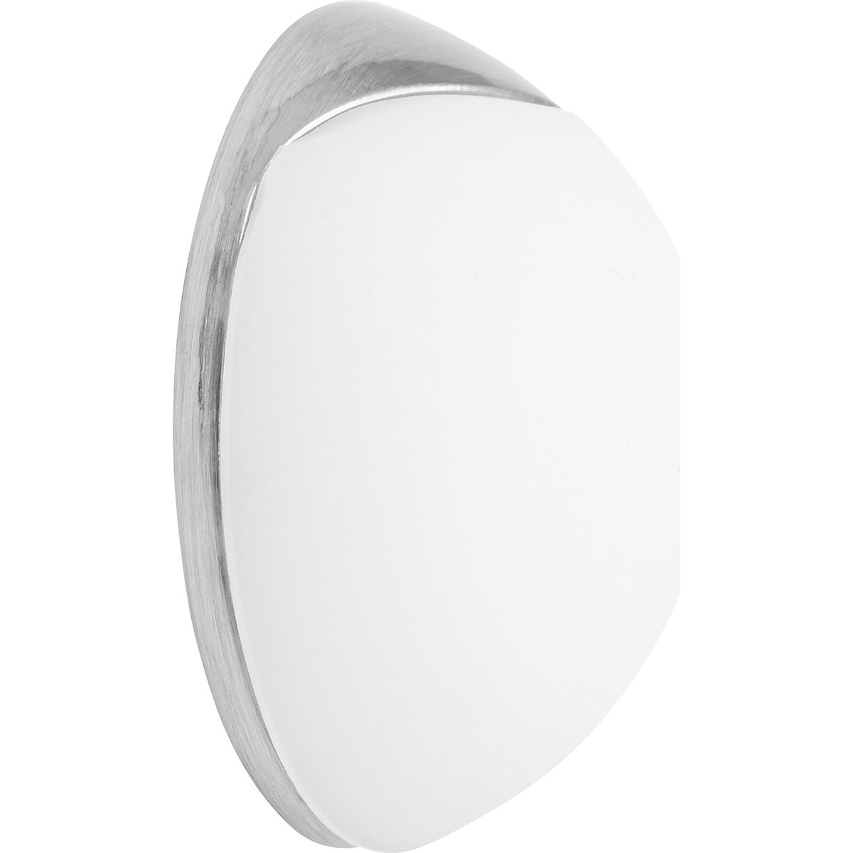 Fermaporta a parete SOG WALL – Wagner, Ø 38 mm, conf. da 2 pz., 15 mm, argento/bianco-0