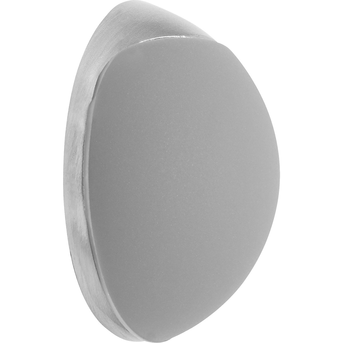 Fermaporta a parete SOG WALL – Wagner, Ø 38 mm, conf. da 2 pz., 15 mm, argento/grigio-0
