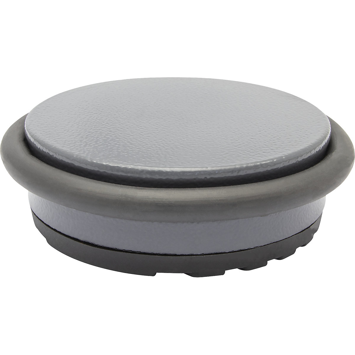 Fermaporta a pavimento BIG DISK – Wagner, Ø 96 mm, conf. da 2 pz., altezza 30 mm, grigio-0