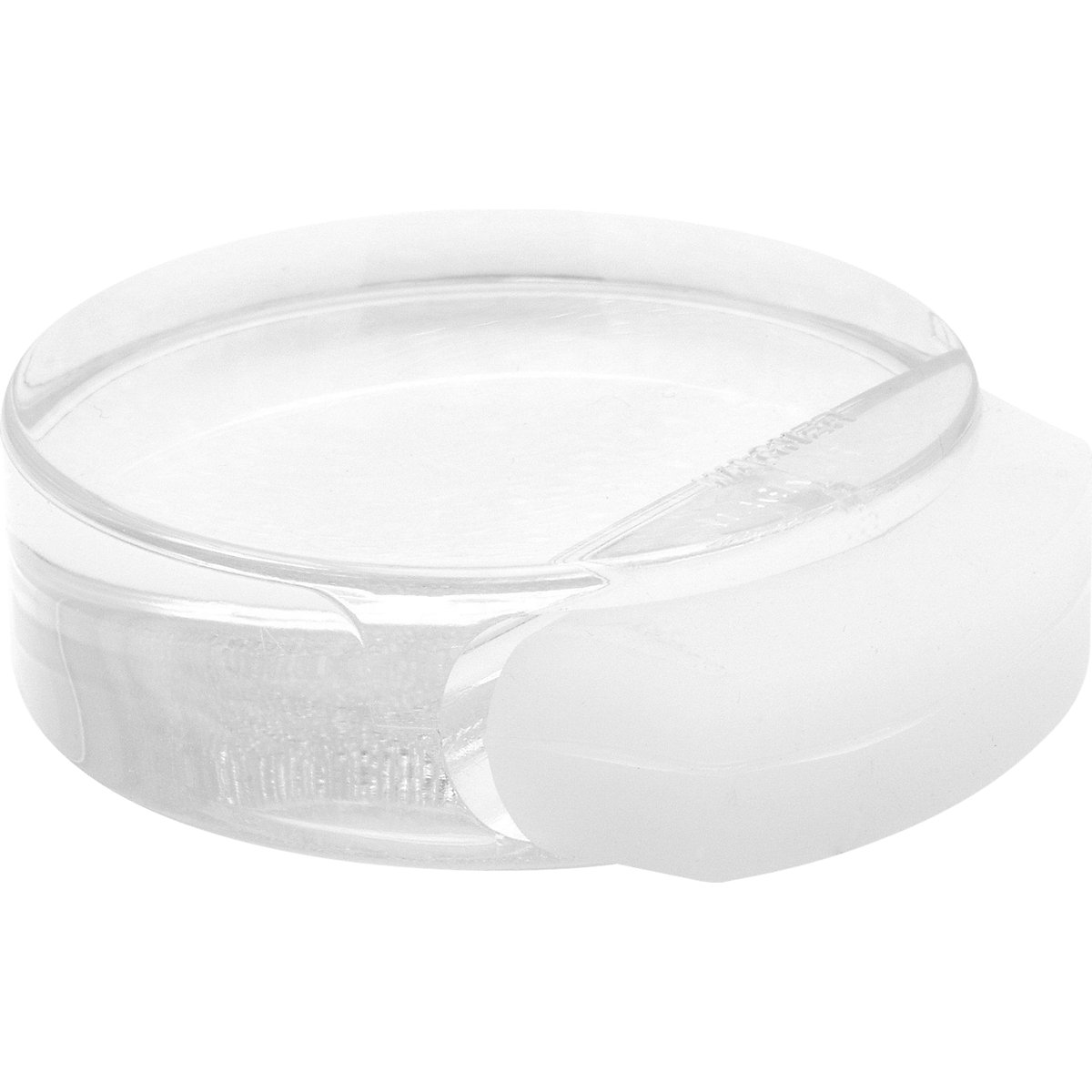 Fermaporta a pavimento – Wagner, lungh. x largh. x alt. 55 x 50 x 17 mm, conf. da 4 pz., trasparente-0