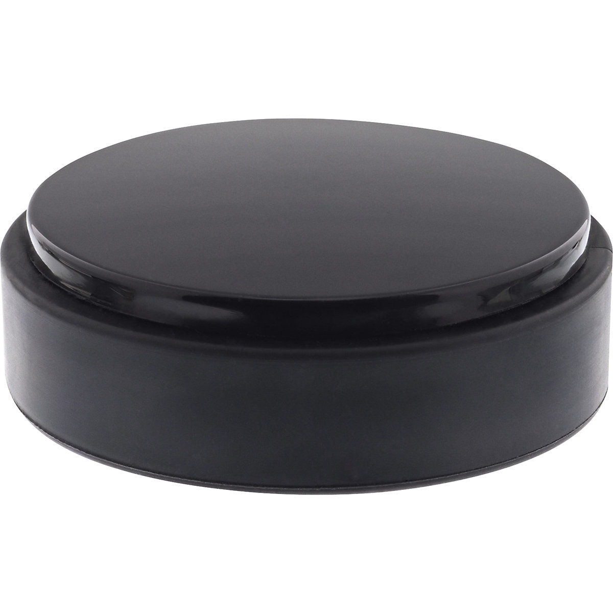 Fermaporta a pavimento – Wagner, Ø 48,5 mm, conf. da 4 pz., 15 mm, nero-0