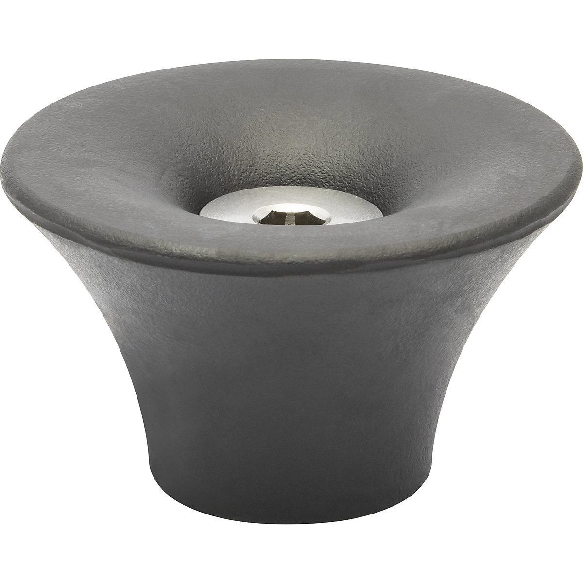 Fermaporta a pavimento – Wagner, Ø 50 mm, conf. da 2 pz., altezza 29,8 mm, nero-0