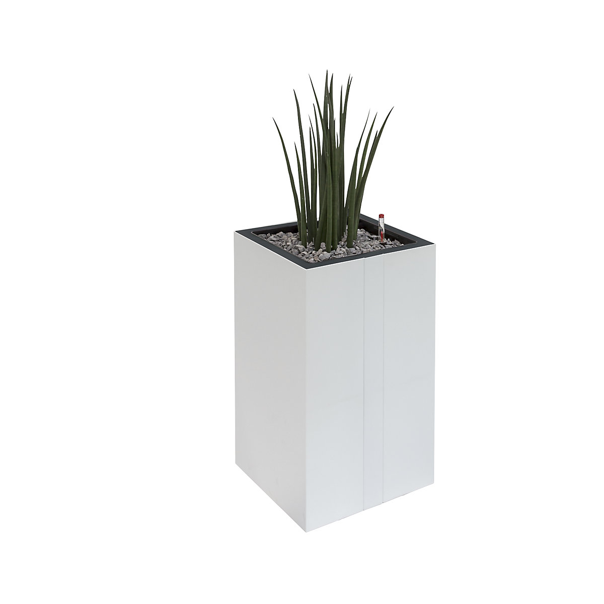 Vaso cubico, senza pianta - C+P
