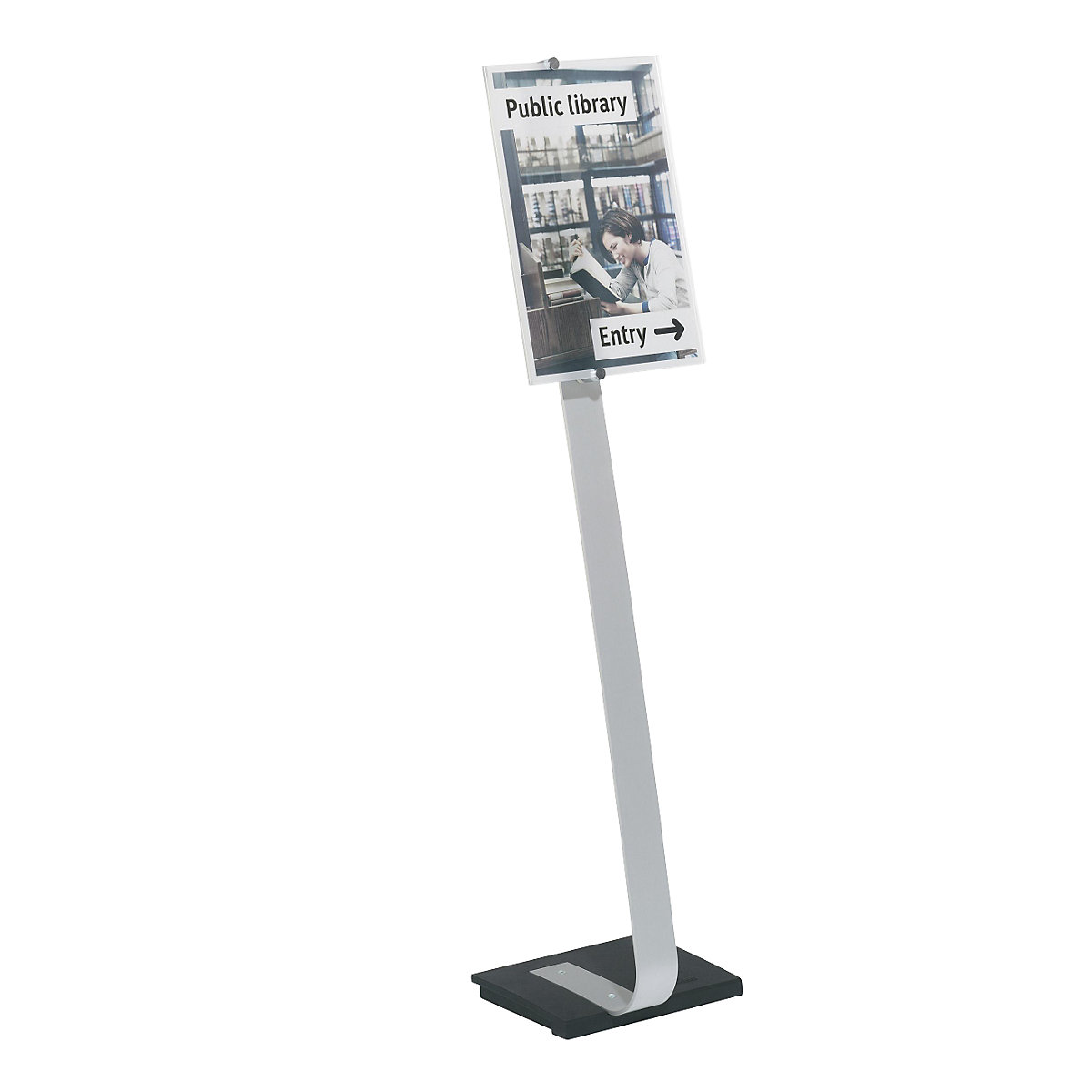 Espositore da pavimento CRYSTAL SIGN – DURABLE (Foto prodotto 4)-3