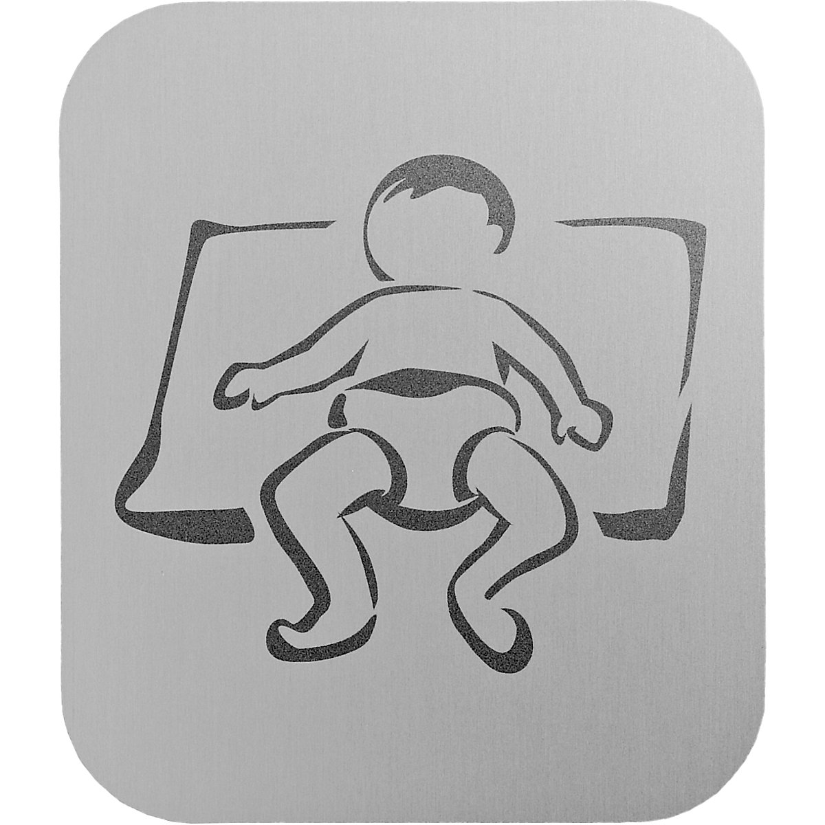 Targa per porta di toilette – AIR-WOLF