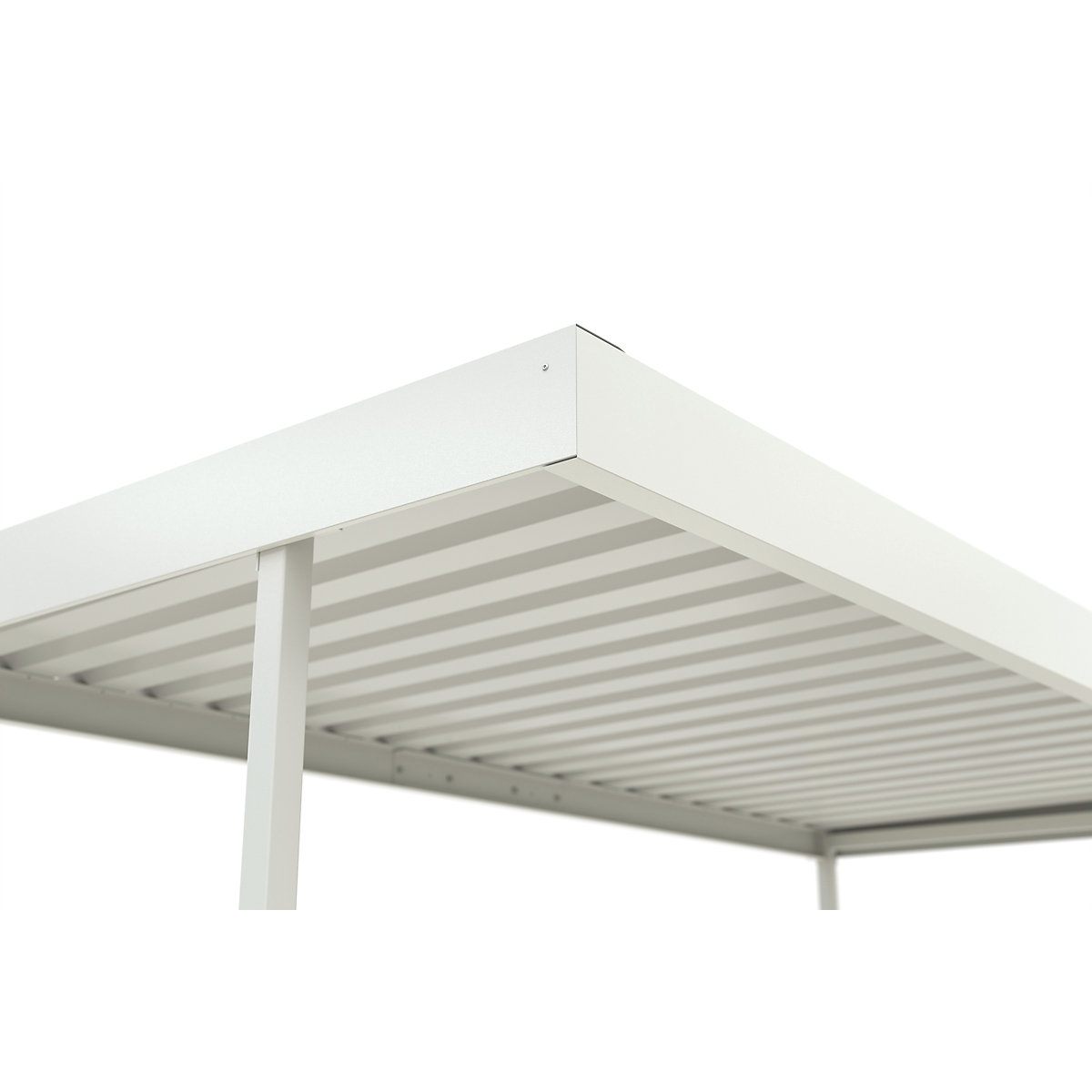 Materialüberdachung Leipzig, dreiseitiges Komplettset (Produktabbildung 5)-4