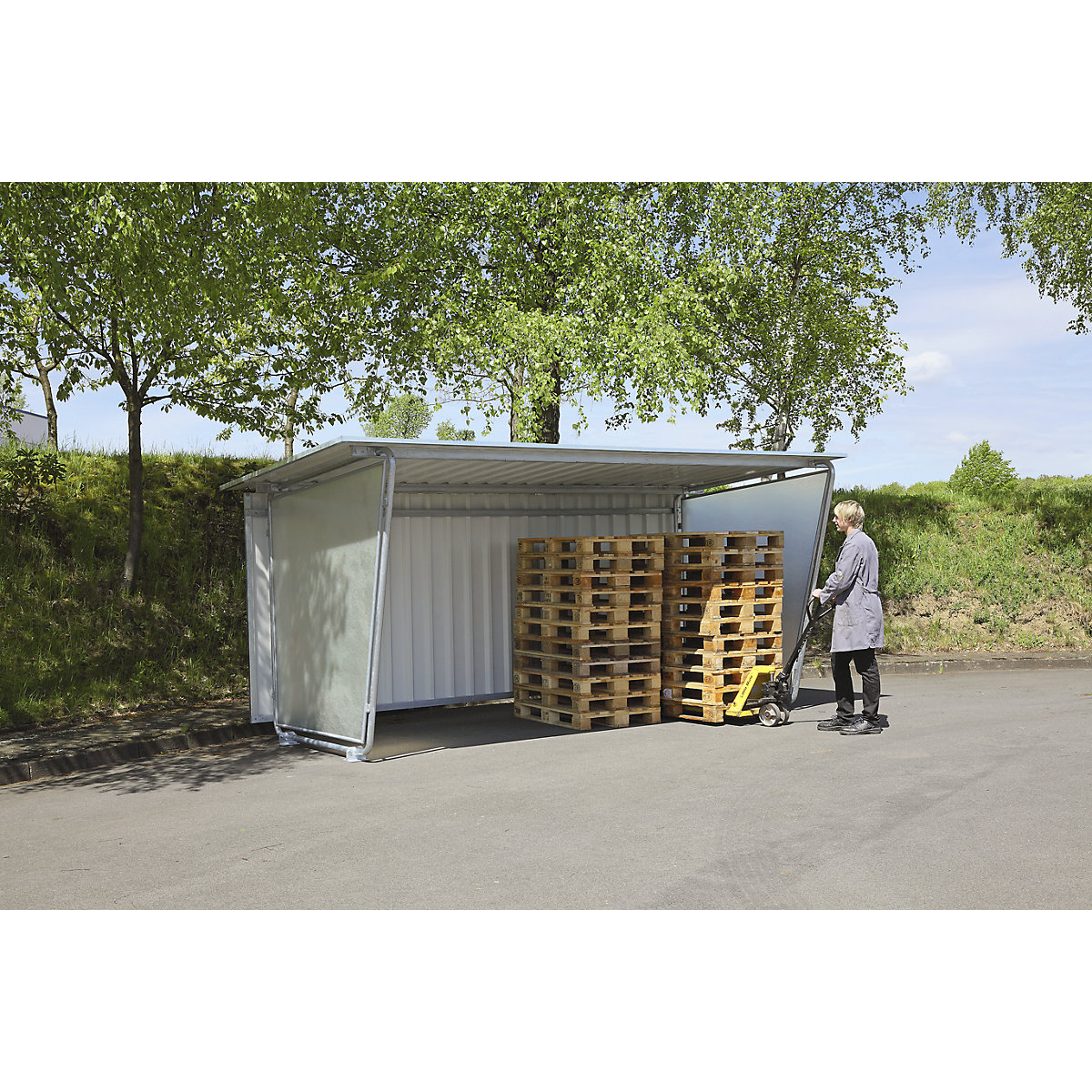 Rückwand zu Flachdachüberdachung Siegen WSM (Produktabbildung 4)-3