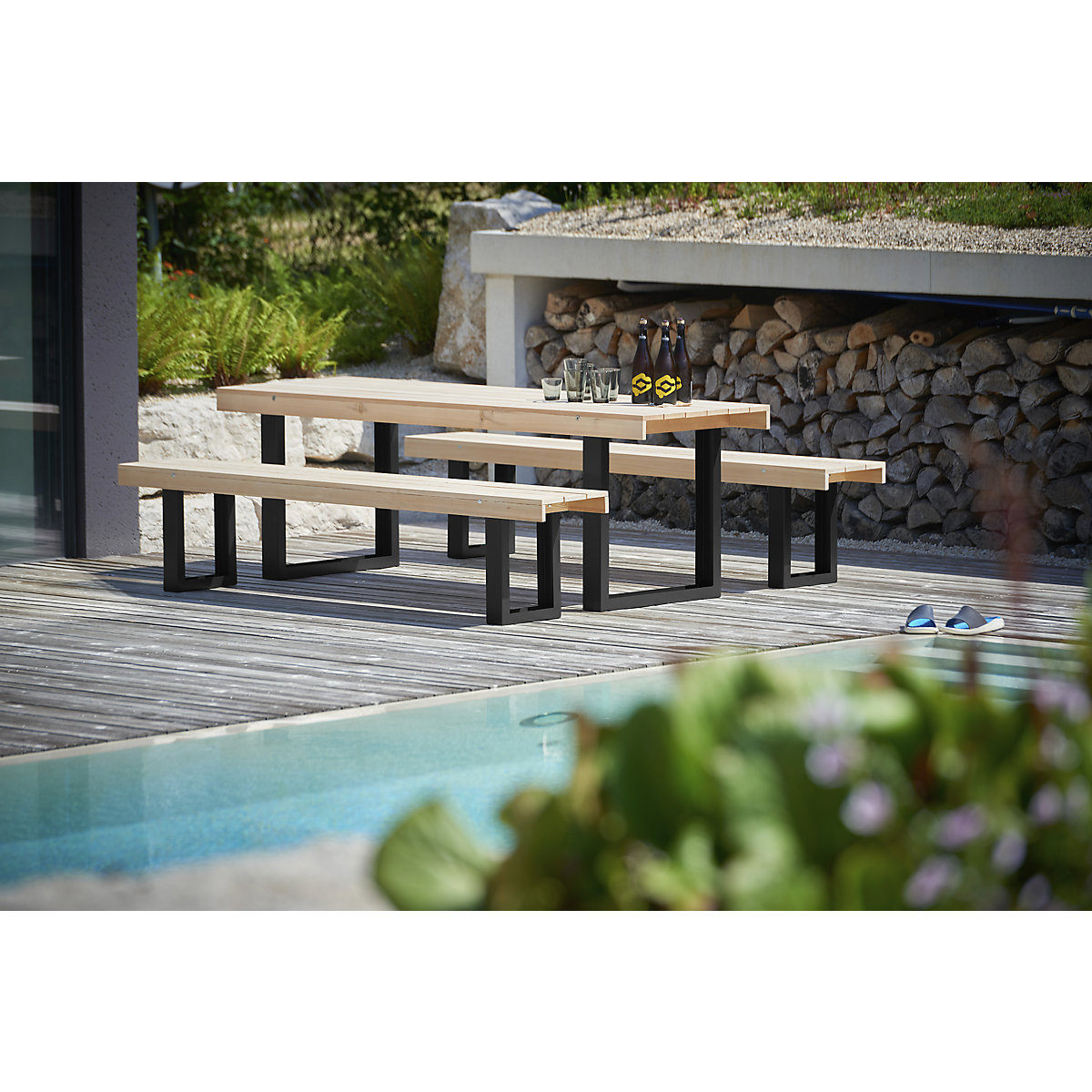Design-Outdoorbank GUARD (Produktabbildung 4)-3