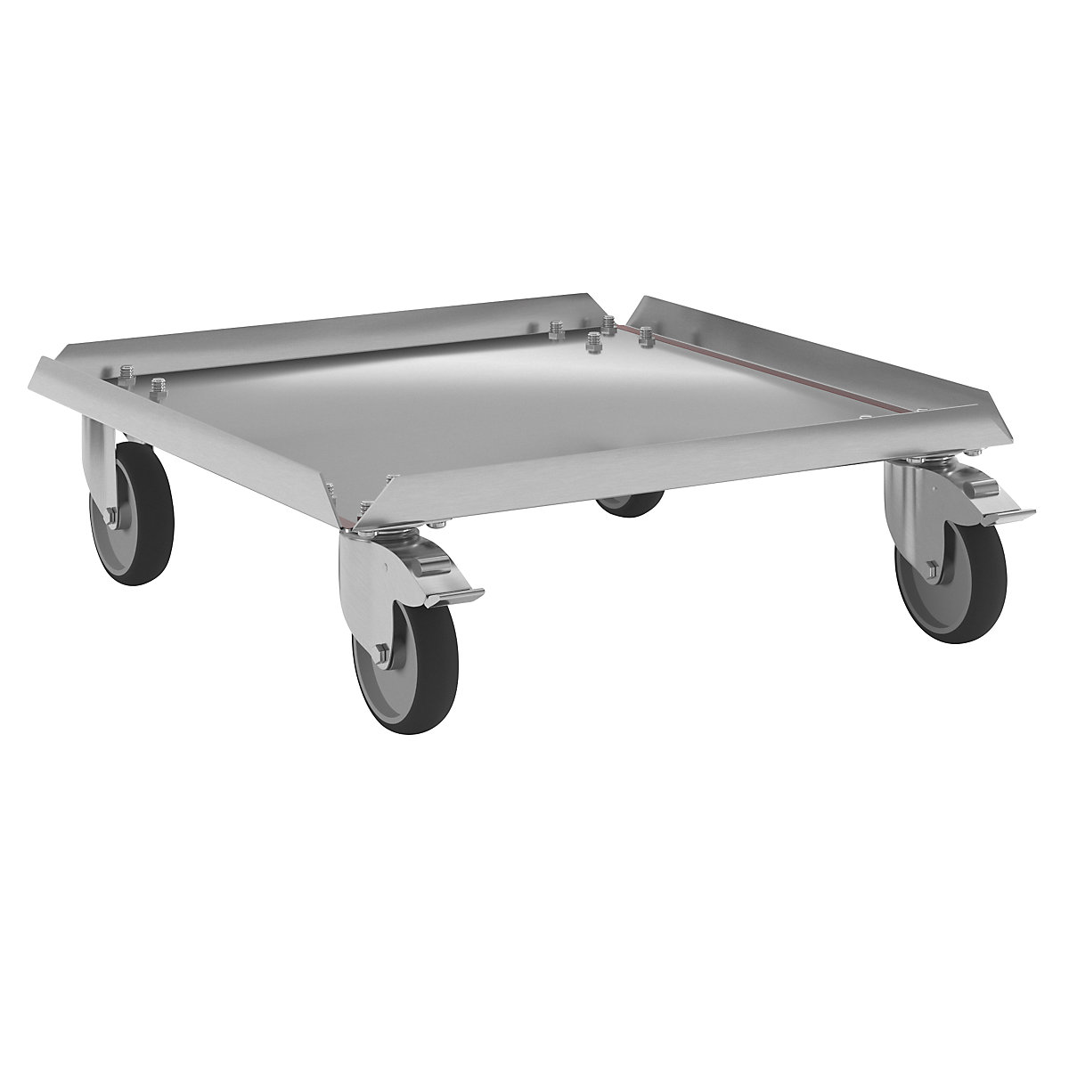 Set di rotelle in acciaio inox