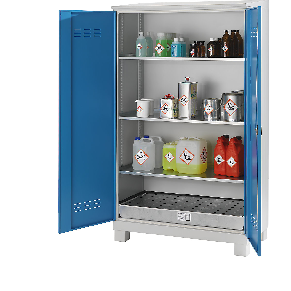 Armadio ecologico per il magazzinaggio esterno – eurokraft pro (Foto prodotto 12)-11