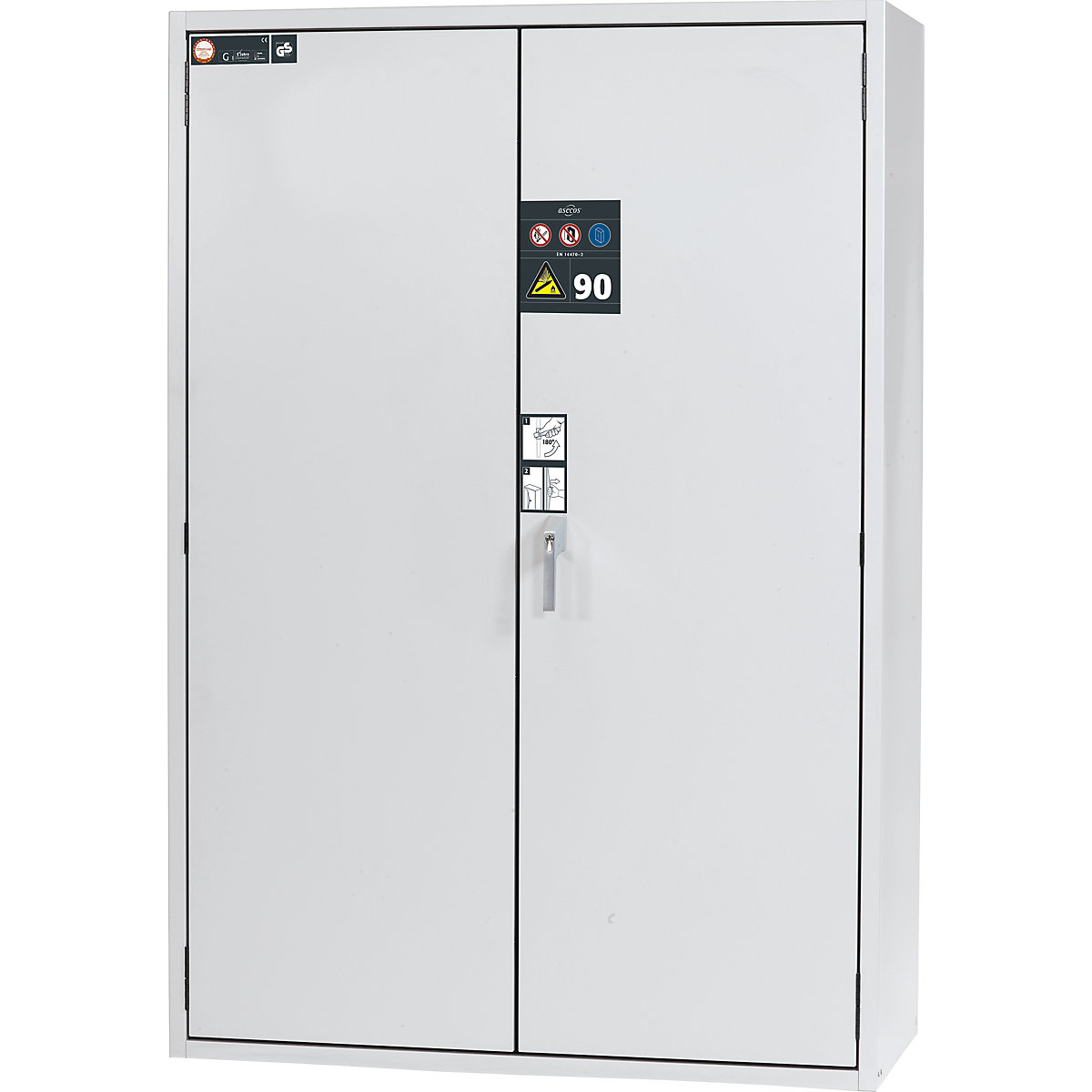 Armadio ignifugo per bombole di gas compresso G90 – asecos (Foto prodotto 2)-1