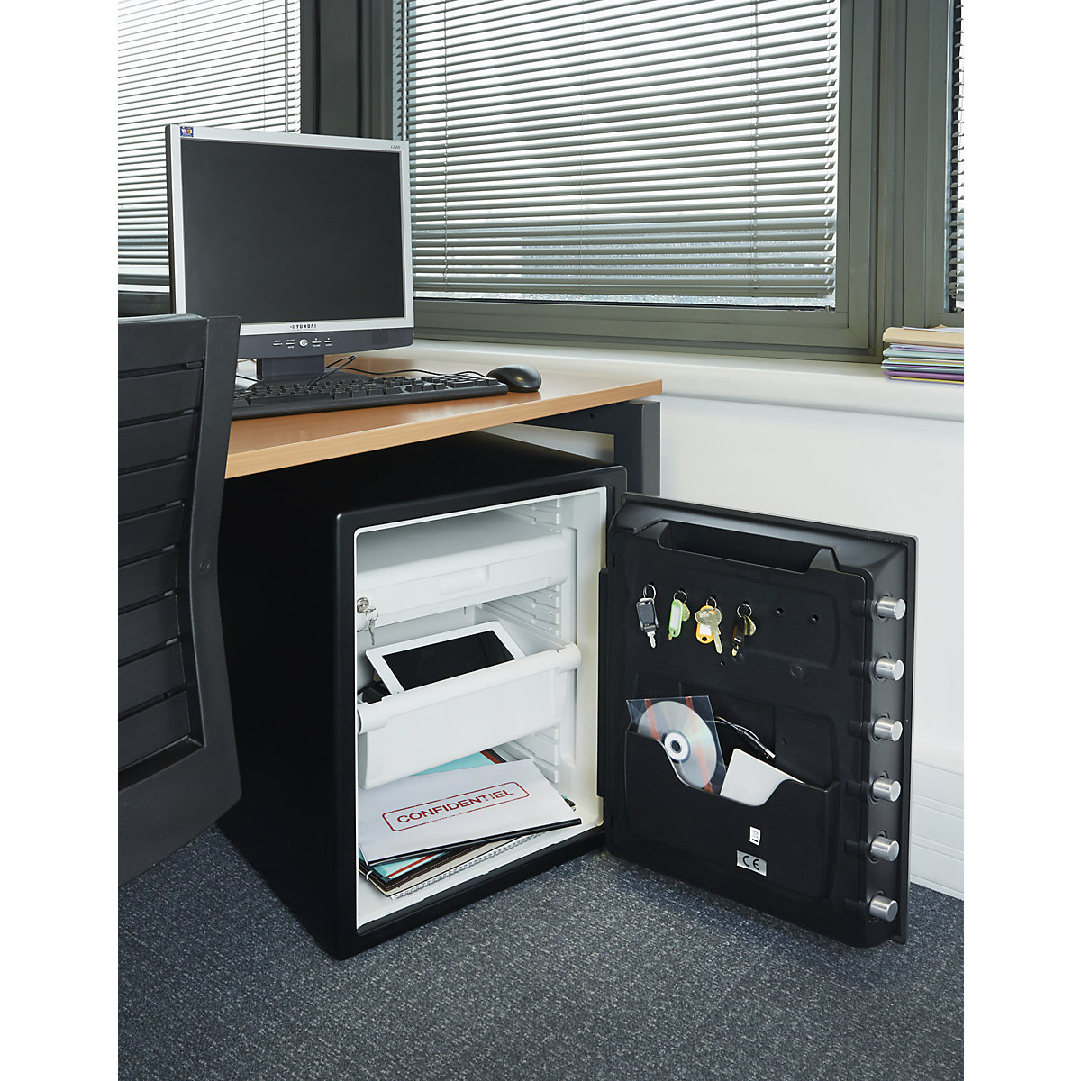 Cassaforte di sicurezza con combinazione digitale – Masterlock (Foto prodotto 3)-2