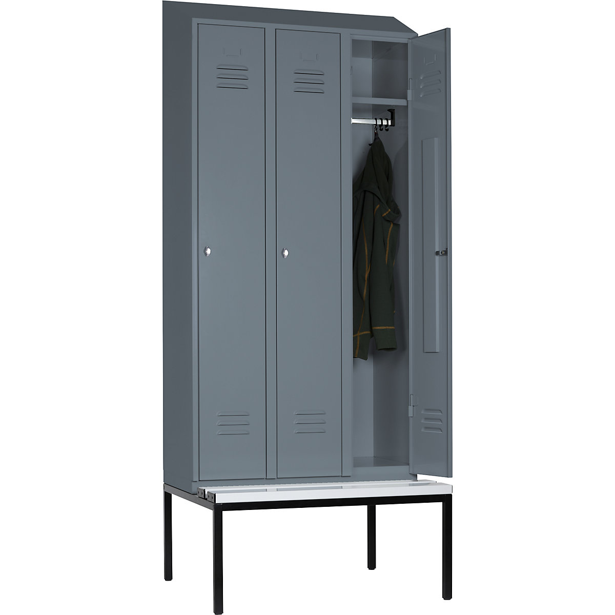 Armadietto Berlin 2 con panca – Wolf