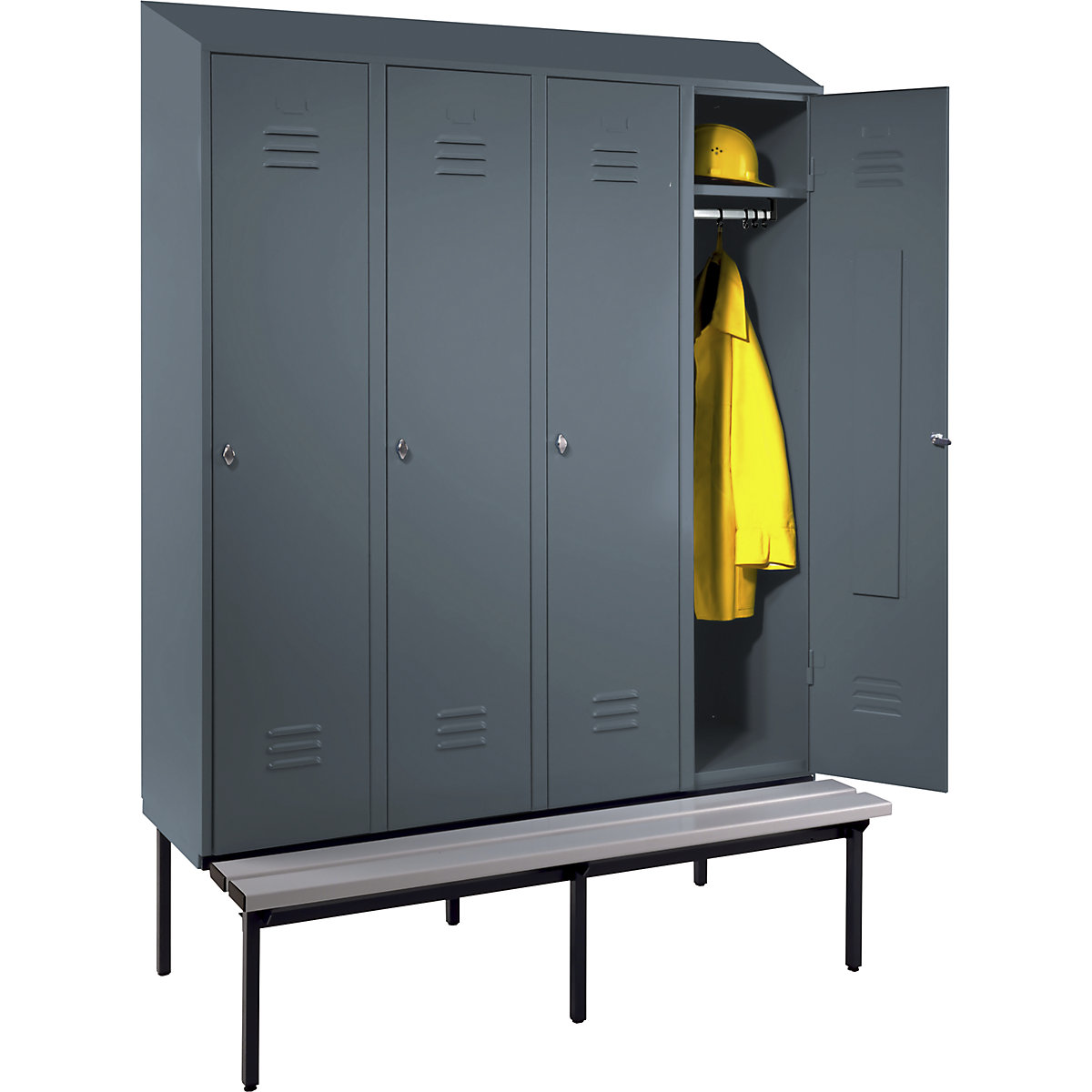 Armadietto Berlin 2 con panca – Wolf