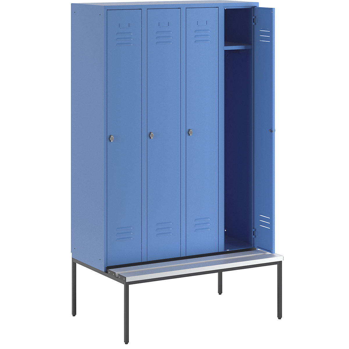 Armadietto Berlin 2 con panca – Wolf