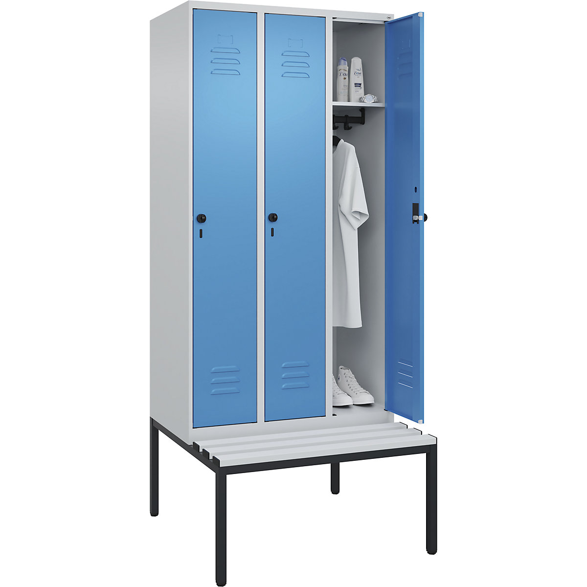 Armadietto Classic PLUS con panca – C+P