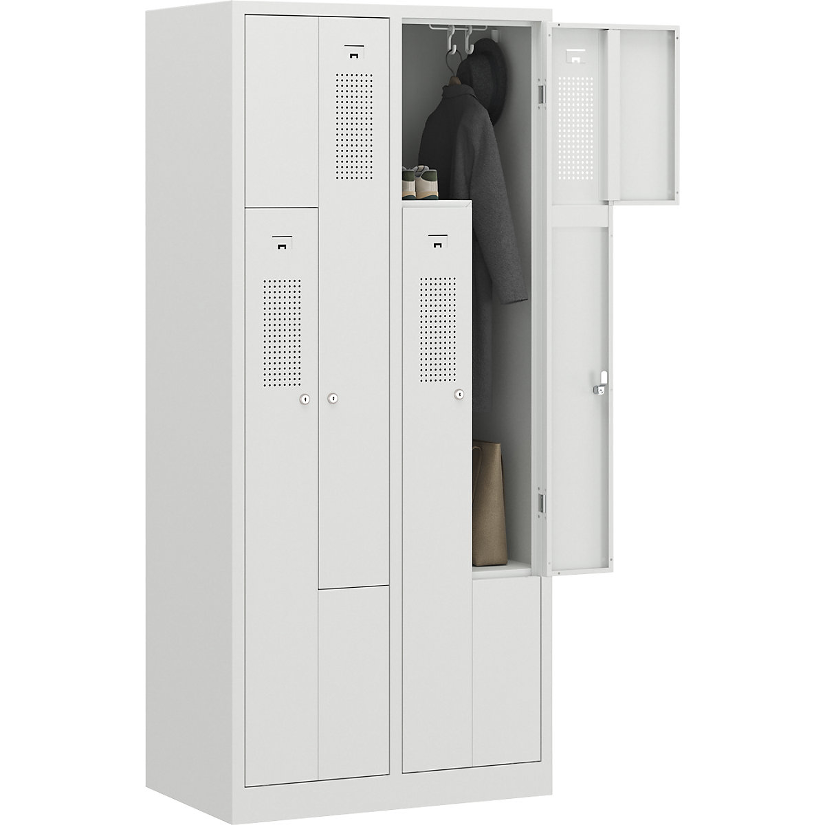 Armadietto a Z Amsterdam – eurokraft basic (Foto prodotto 10)-9