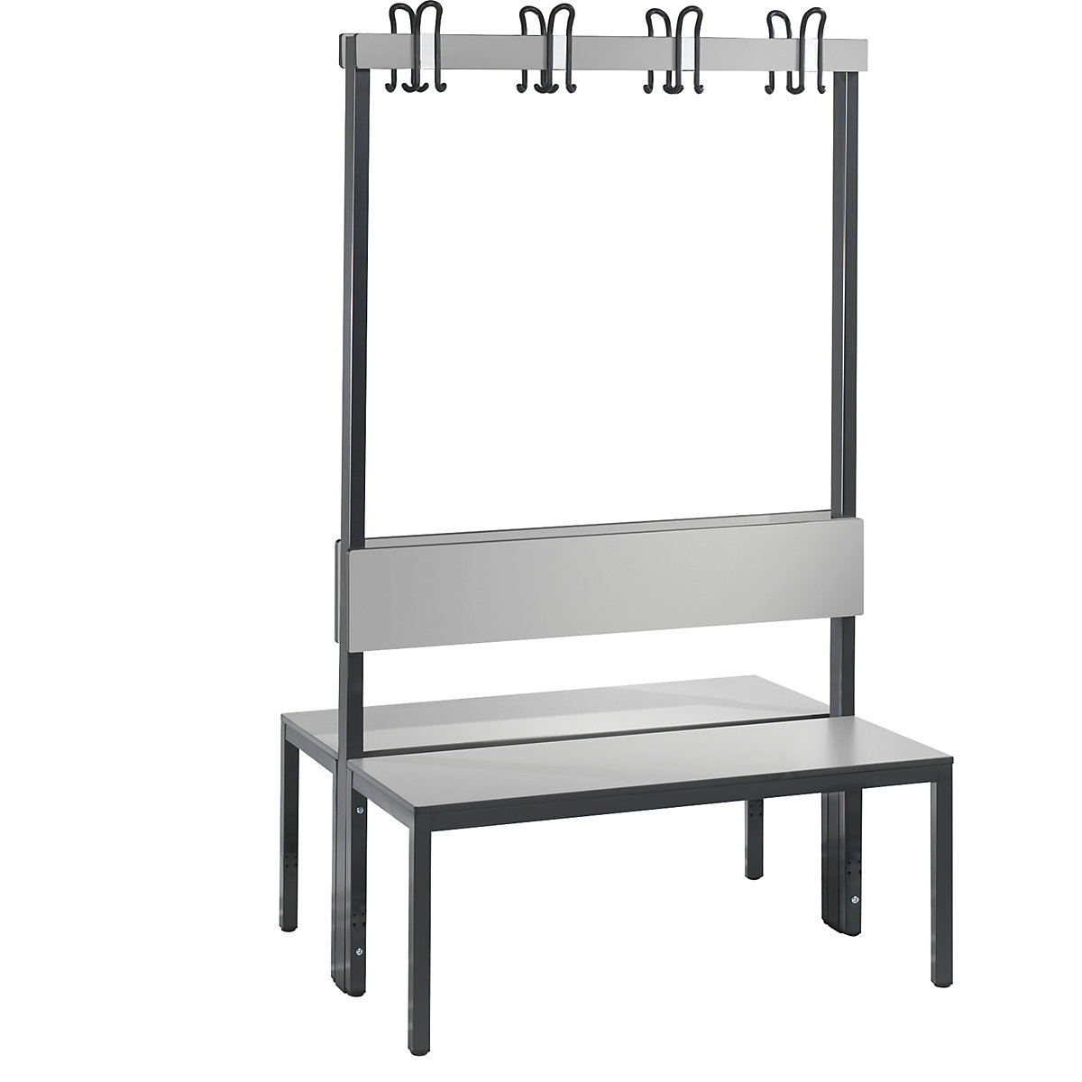 Panca per spogliatoi COMFORT, due lati utili - C+P