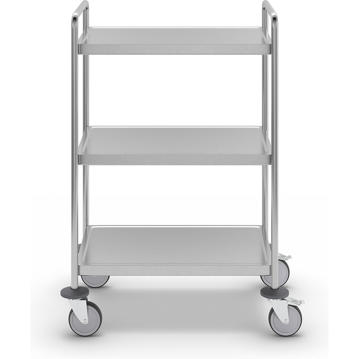 Carrello a ripiani in acciaio inox, saldato – Kongamek (Foto prodotto 4)-3