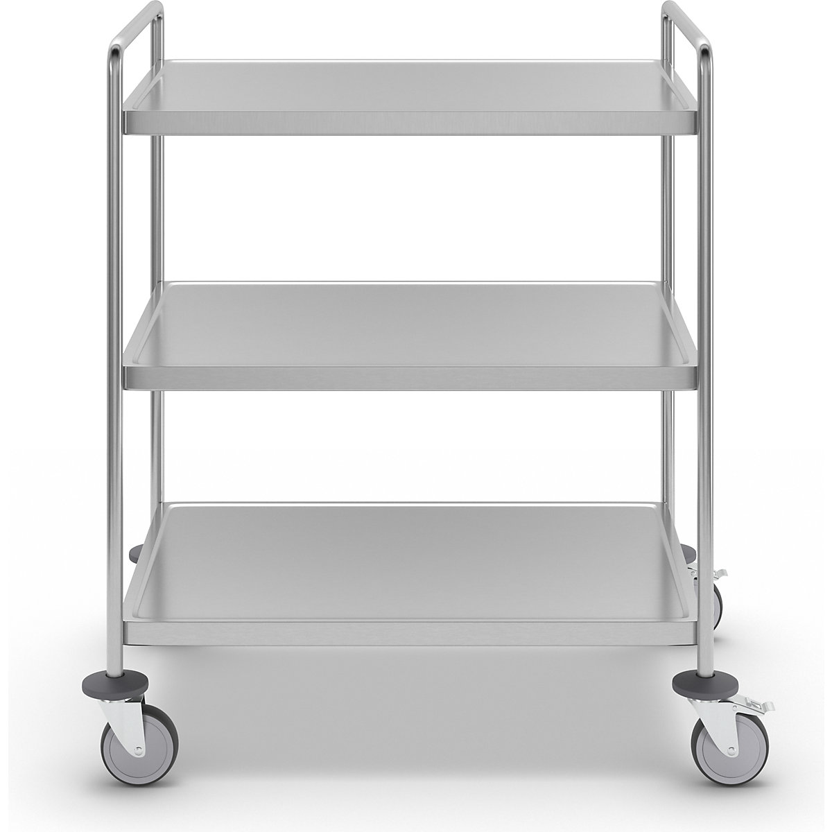 Carrello a ripiani in acciaio inox, saldato – Kongamek (Foto prodotto 5)-4