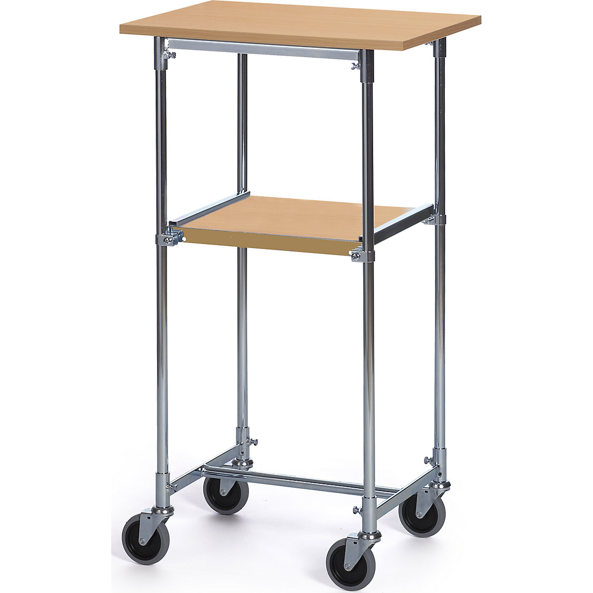 Carrello di servizio, zincato - HelgeNyberg