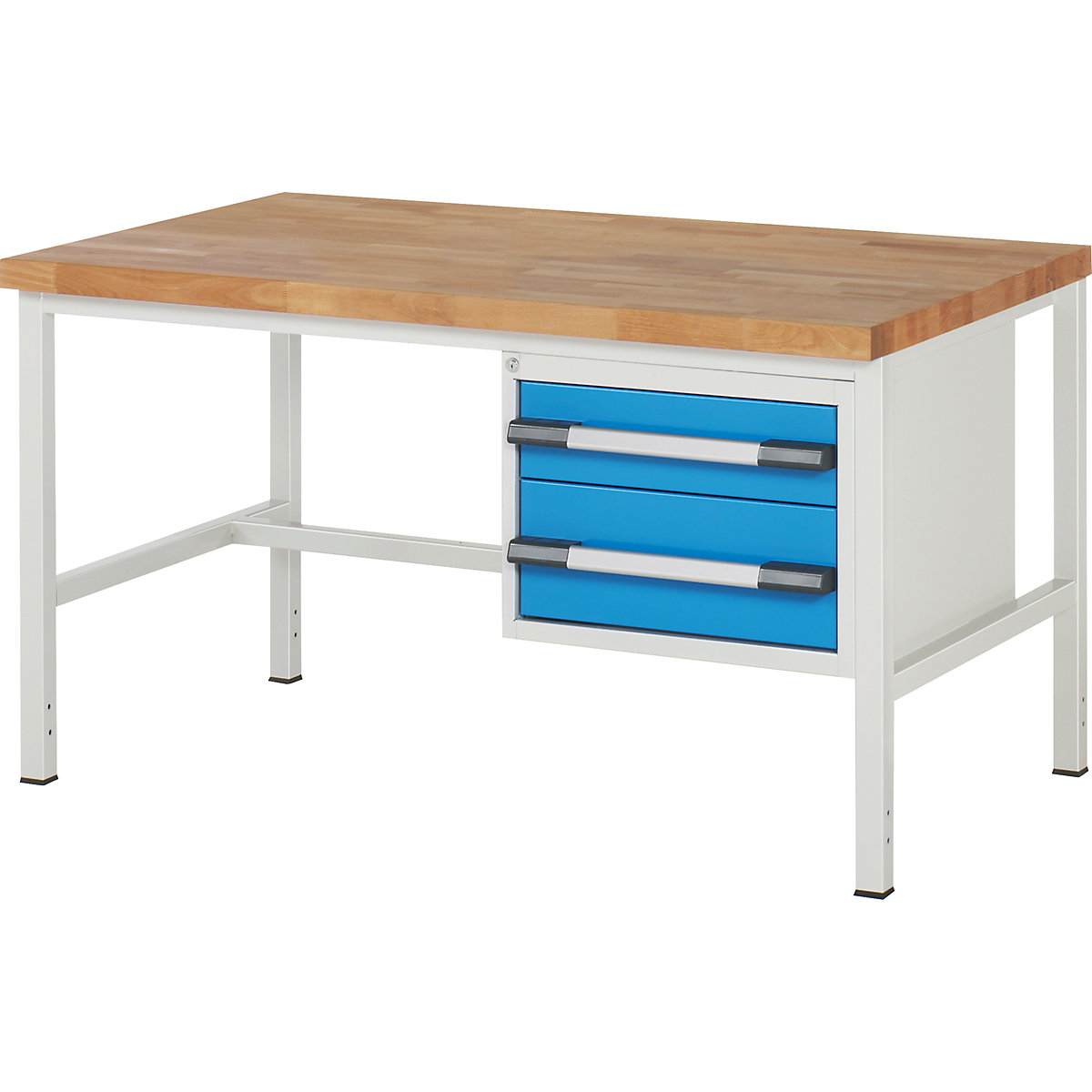 Banco da lavoro, struttura a telaio serie 8000 – eurokraft pro (Foto prodotto 2)-1