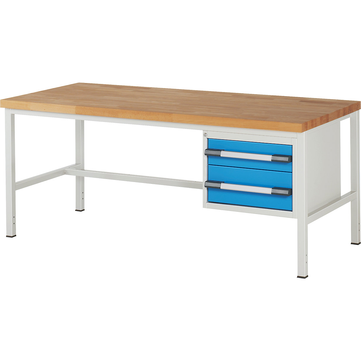 Banco da lavoro, struttura a telaio serie 8000 – eurokraft pro (Foto prodotto 2)-1