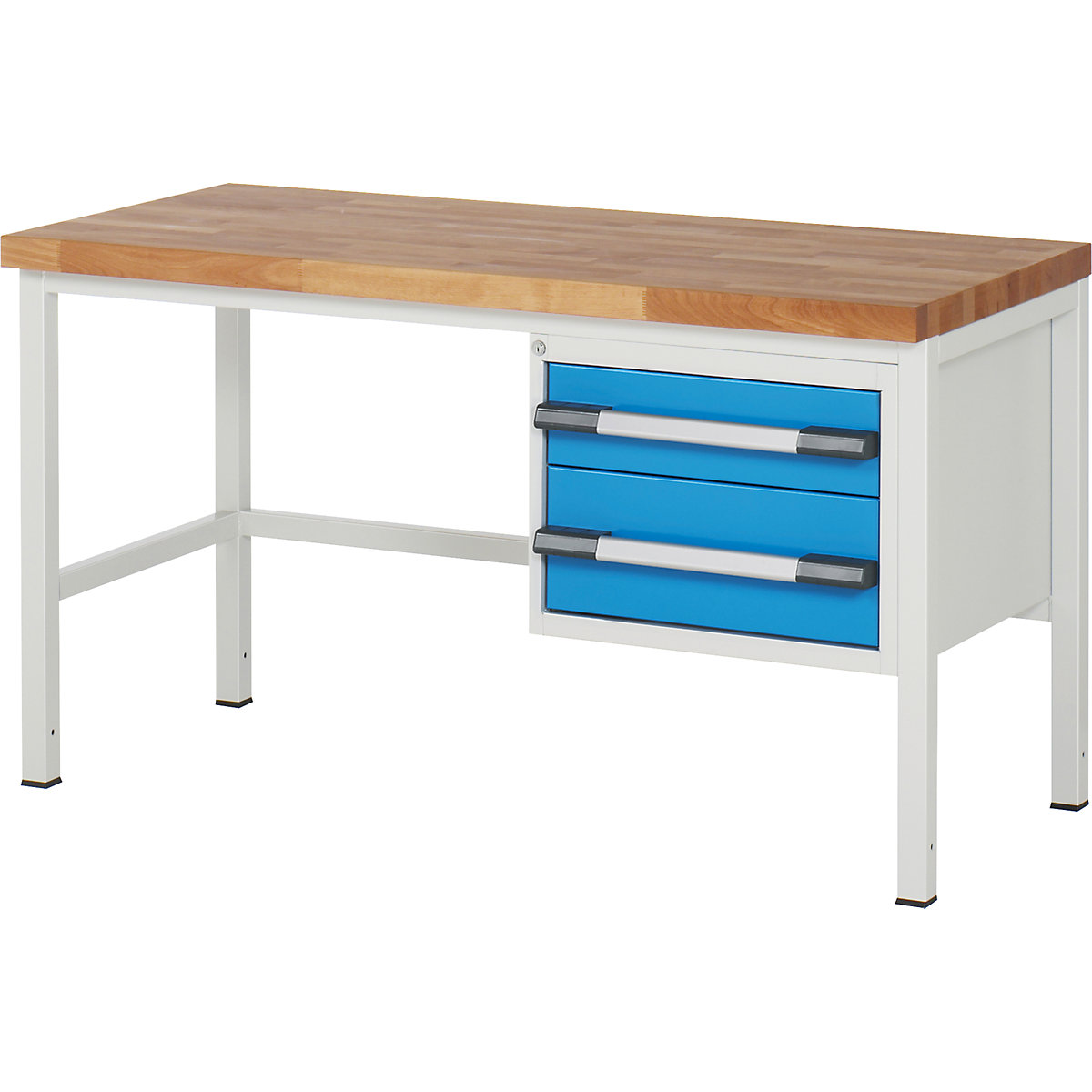 Banco da lavoro, struttura a telaio serie 8000 – eurokraft pro (Foto prodotto 2)-1