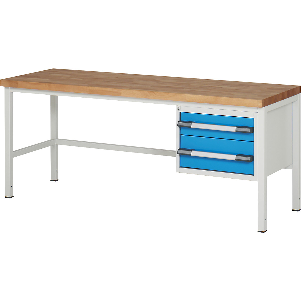 Banco da lavoro, struttura a telaio serie 8000 – eurokraft pro (Foto prodotto 2)-1