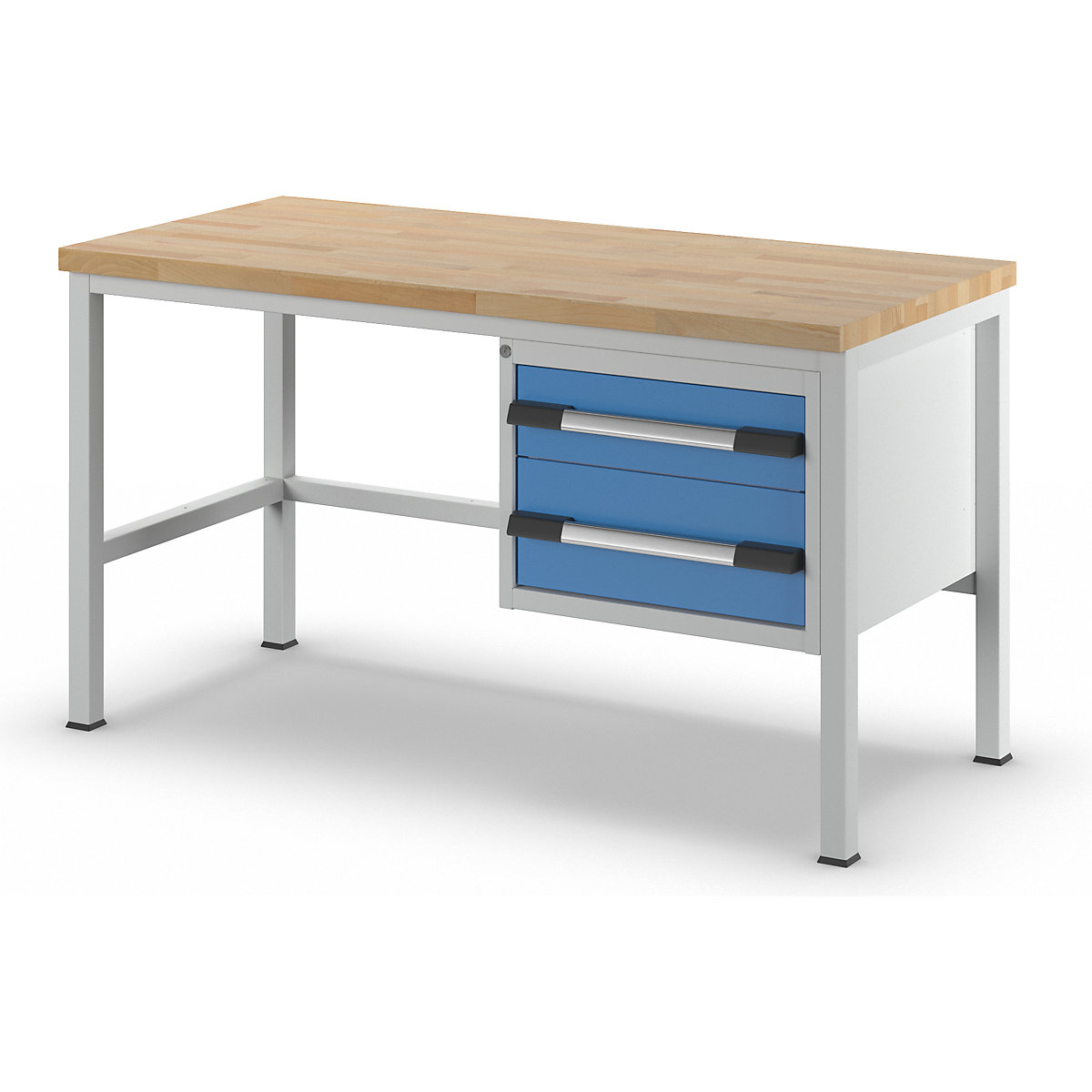 Banco da lavoro, struttura a telaio serie 8000 – eurokraft pro (Foto prodotto 7)-6