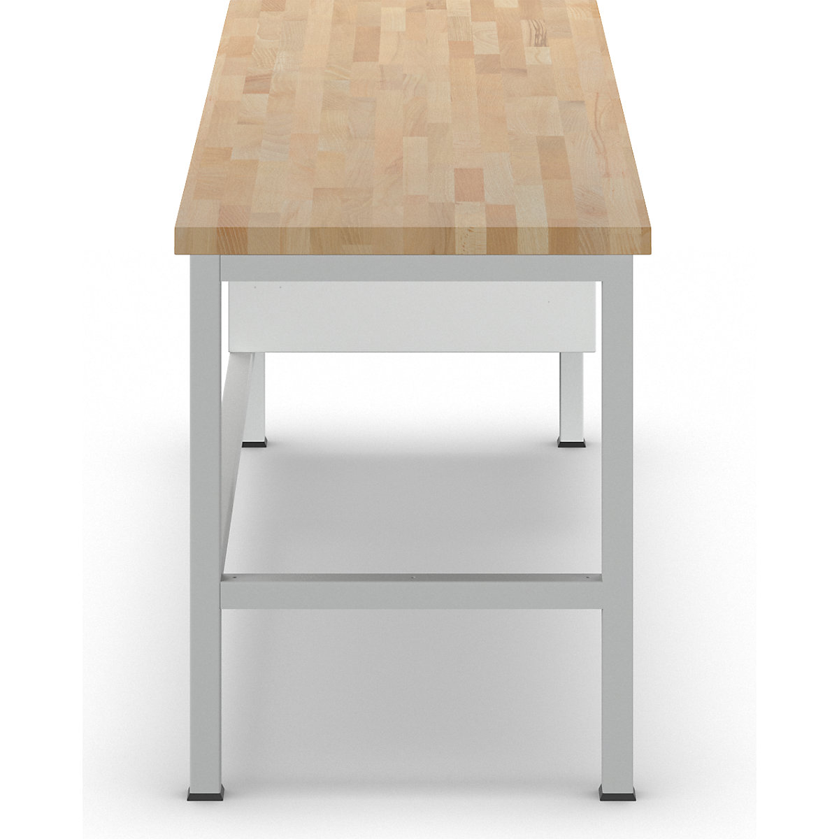 Banco da lavoro, struttura a telaio serie 8000 – eurokraft pro (Foto prodotto 3)-2