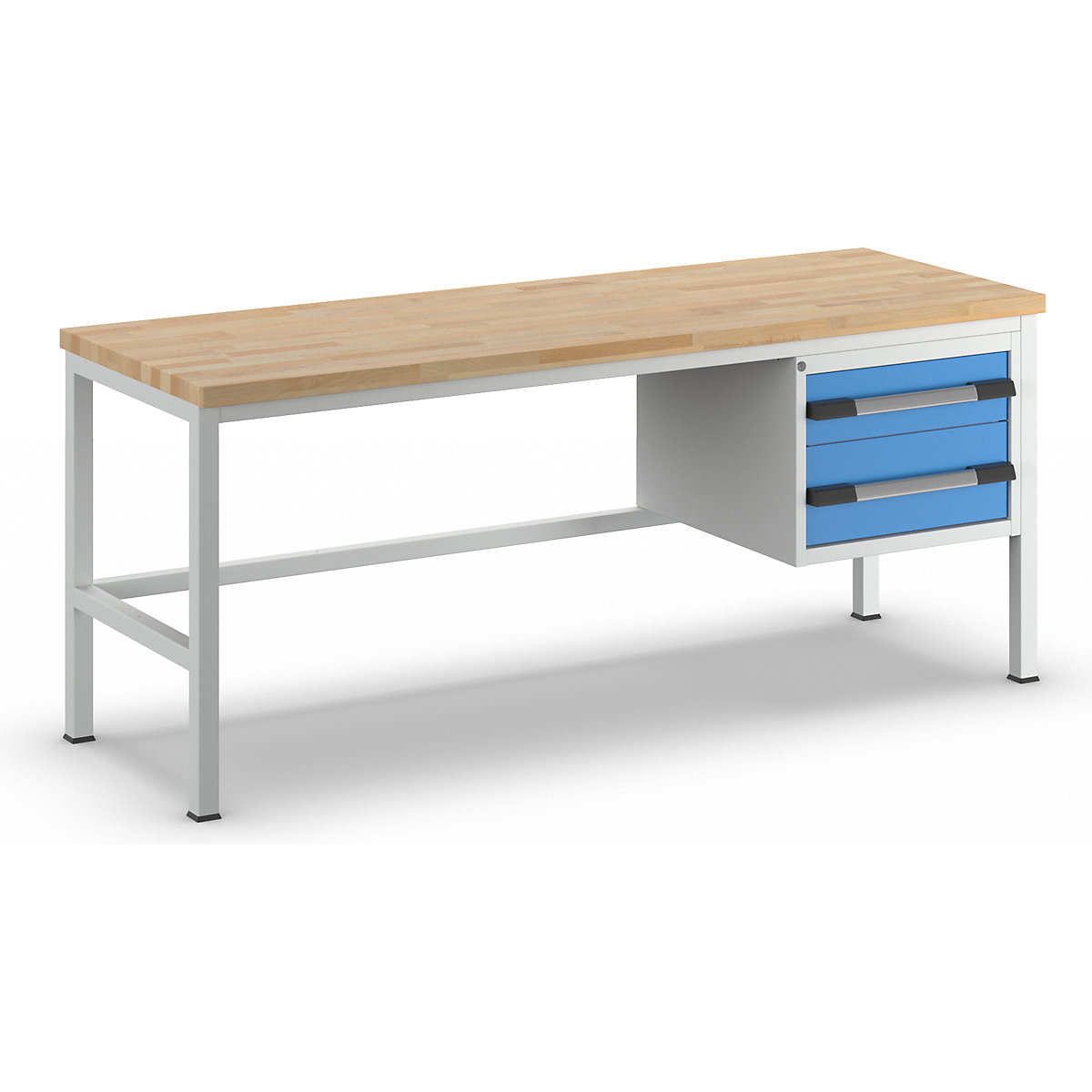 Banco da lavoro, struttura a telaio serie 8000 – eurokraft pro