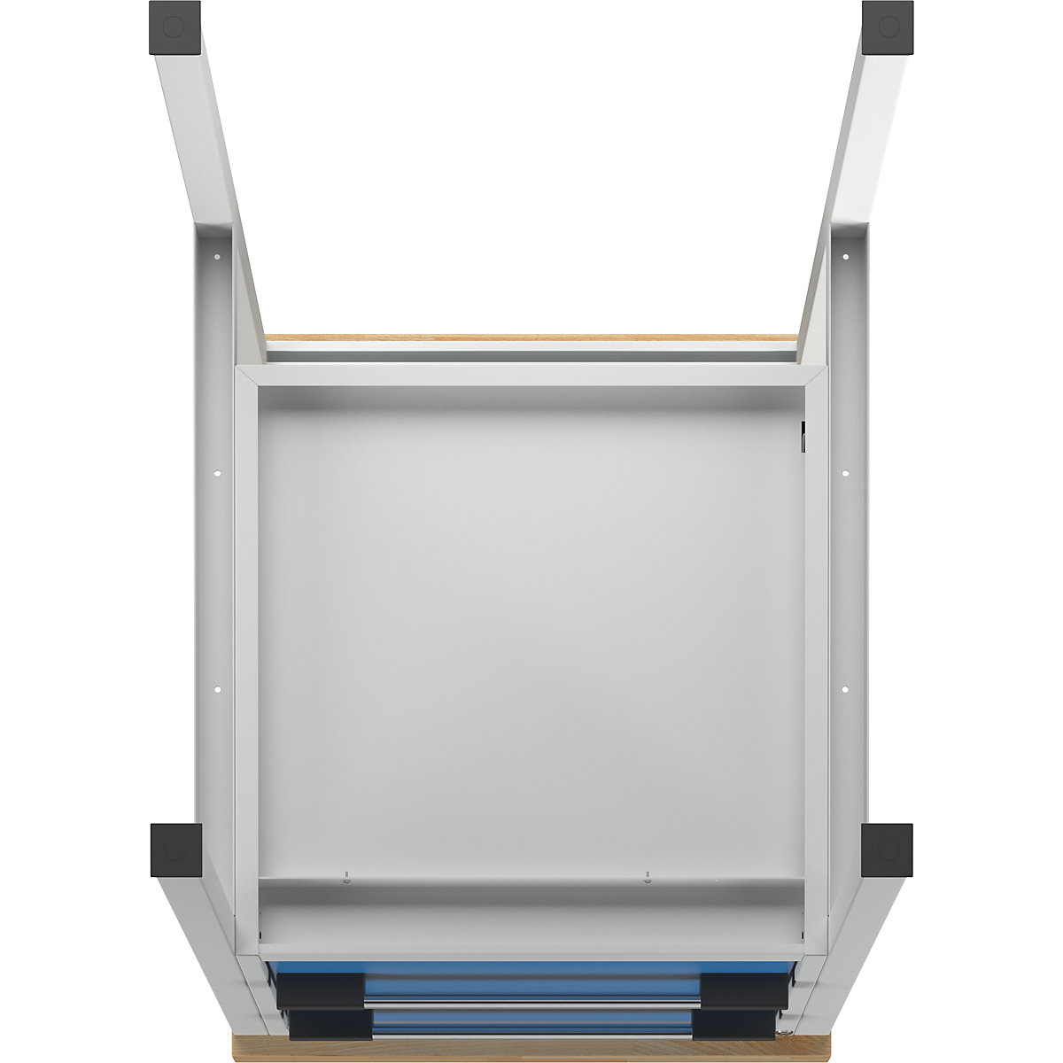 Banco da lavoro, struttura a telaio serie 8000 – eurokraft pro (Foto prodotto 6)-5