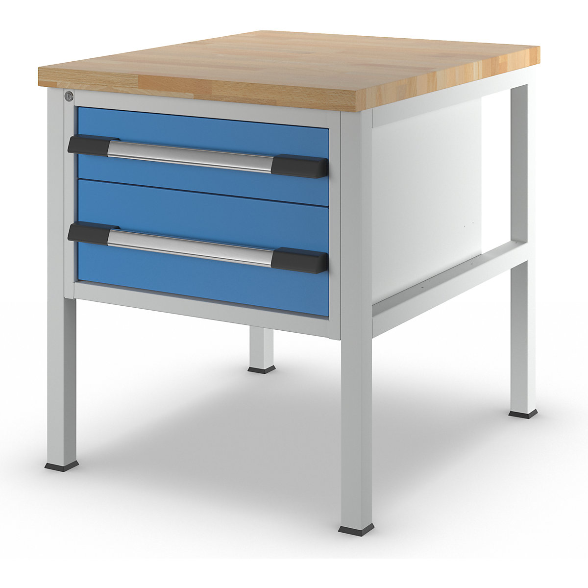 Banco da lavoro, struttura a telaio serie 8000 – eurokraft pro (Foto prodotto 7)-6