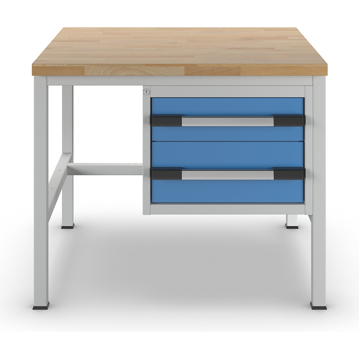 Banco da lavoro, struttura a telaio serie 8000 – eurokraft pro (Foto prodotto 3)-2