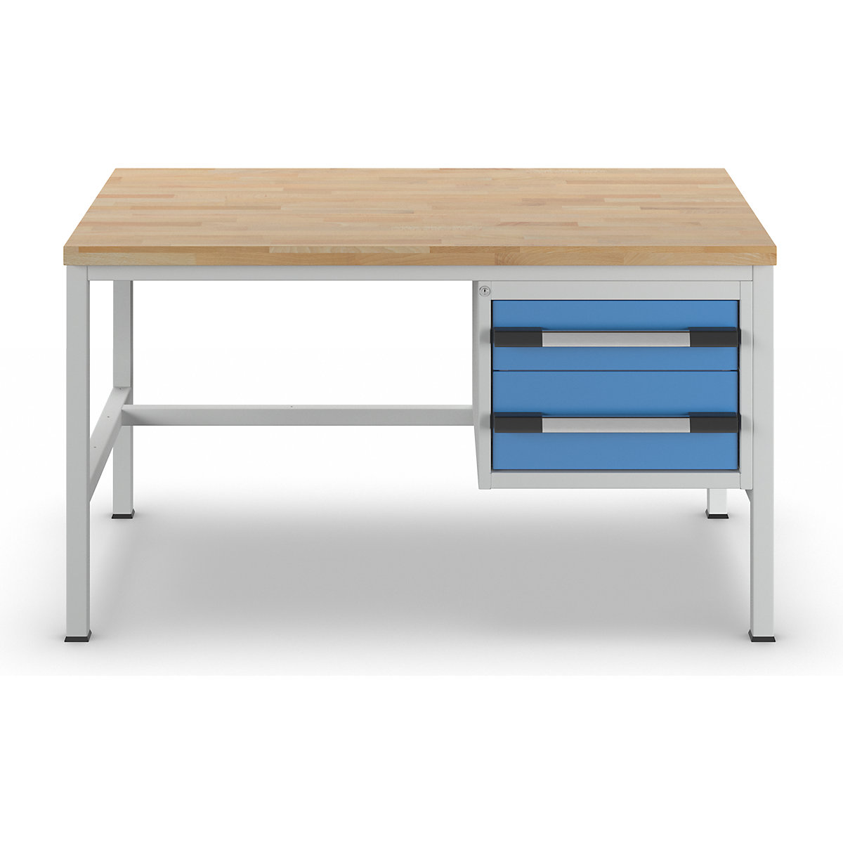 Banco da lavoro, struttura a telaio serie 8000 – eurokraft pro (Foto prodotto 4)-3