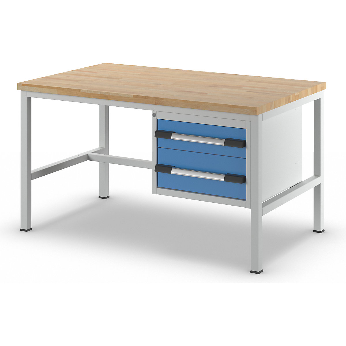 Banco da lavoro, struttura a telaio serie 8000 – eurokraft pro (Foto prodotto 7)-6