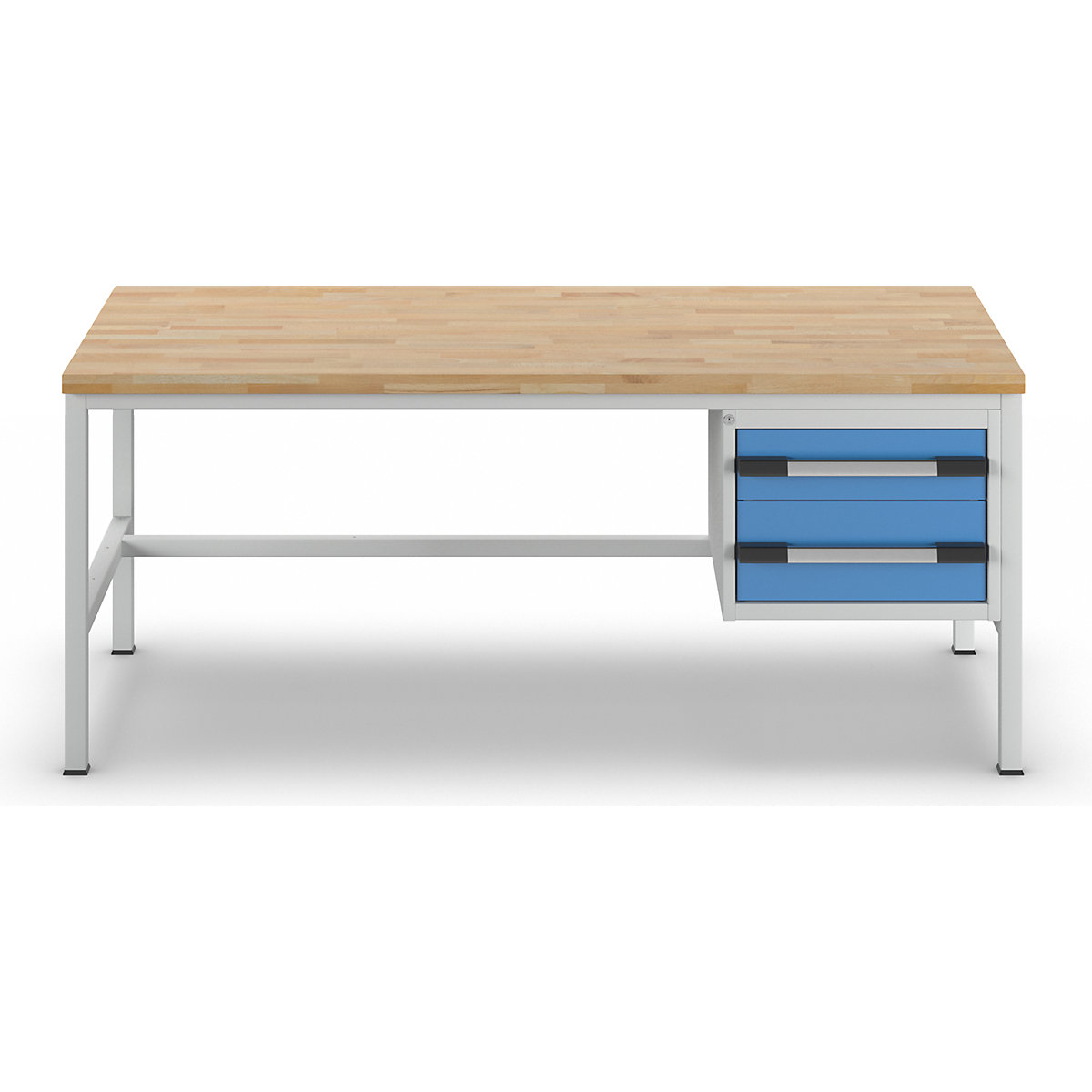 Banco da lavoro, struttura a telaio serie 8000 – eurokraft pro (Foto prodotto 3)-2