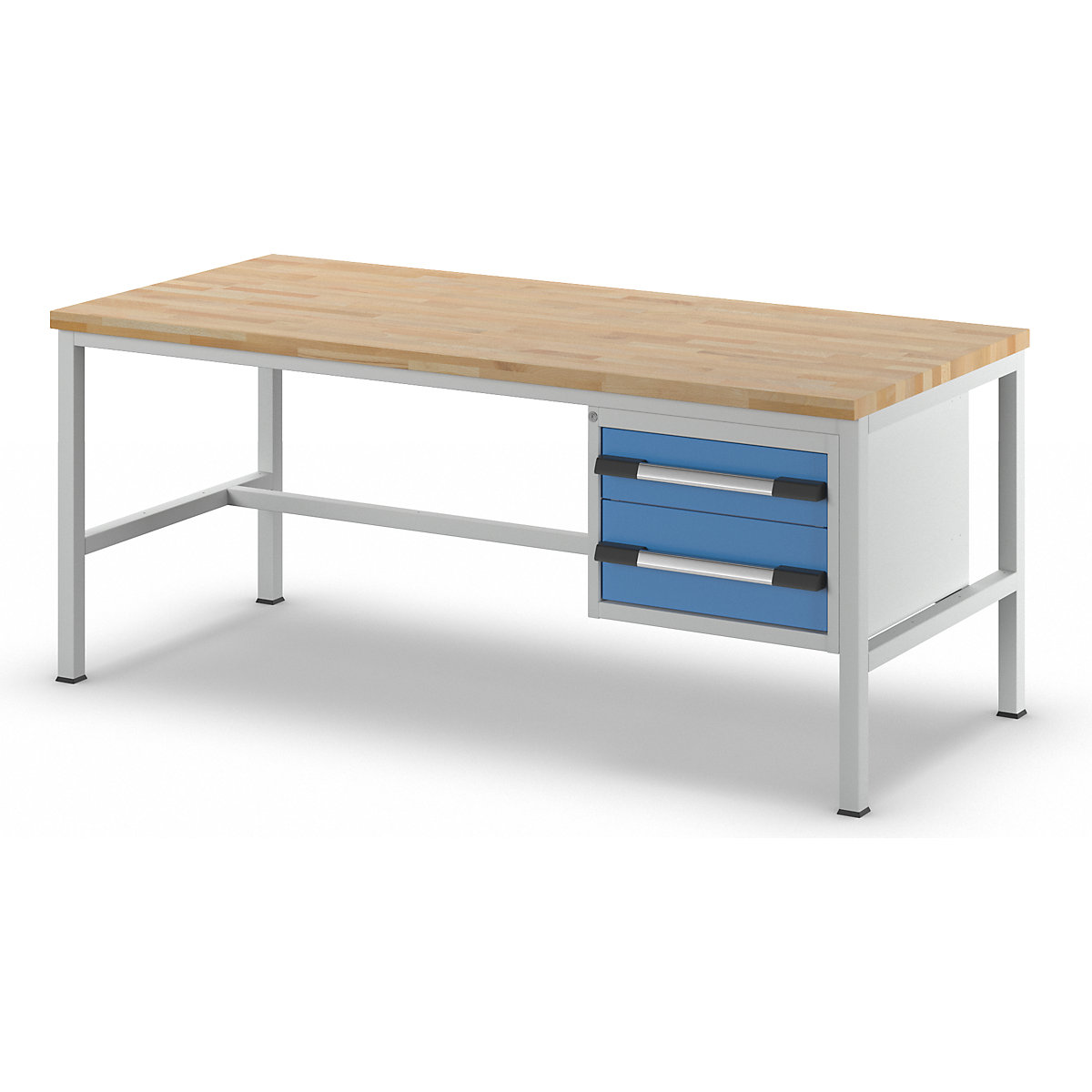 Banco da lavoro, struttura a telaio serie 8000 – eurokraft pro (Foto prodotto 5)-4