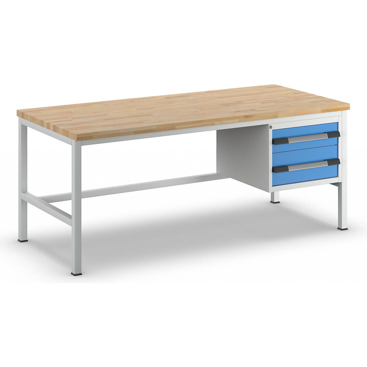 Banco da lavoro, struttura a telaio serie 8000 – eurokraft pro