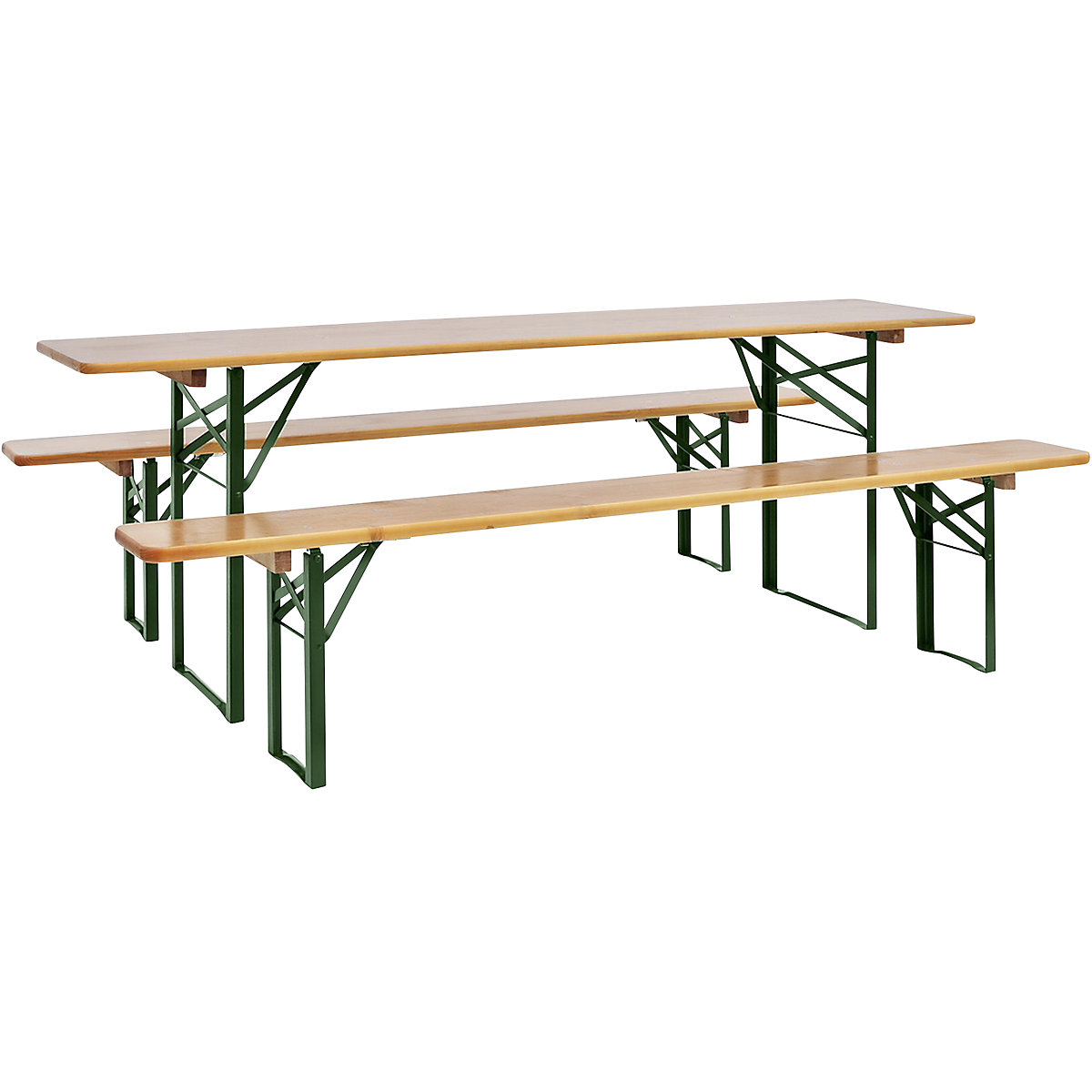 Set di tavolo e panche per birreria