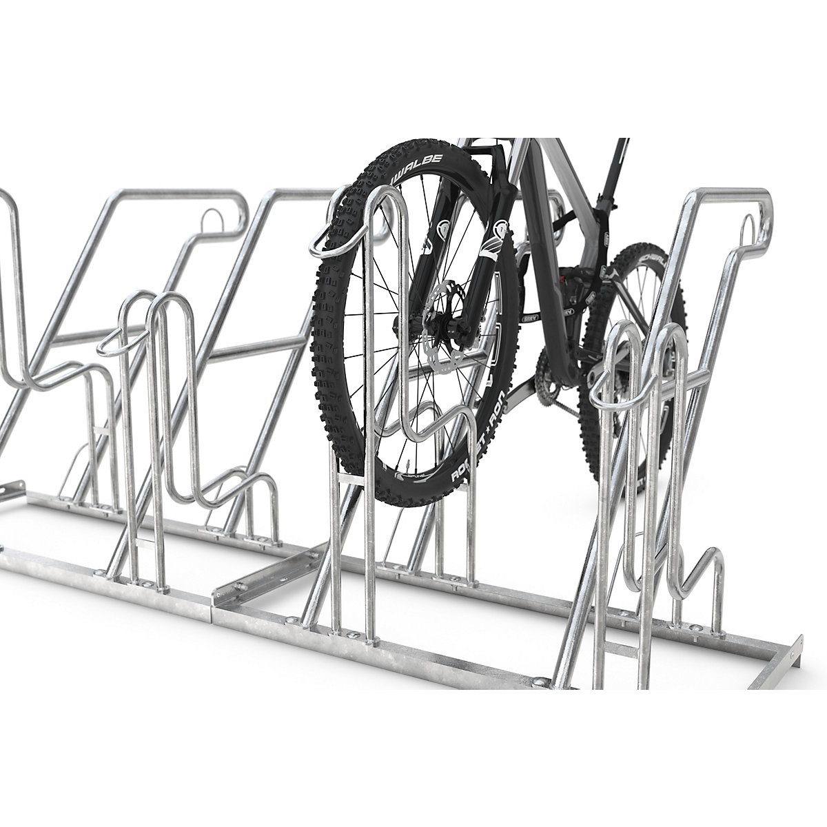 Rastrelliera per biciclette con staffe di supporto – WSM (Foto prodotto 7)-6