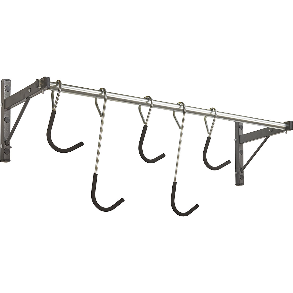 Supporto da parete scorrevole per 5 biciclette – Mottez