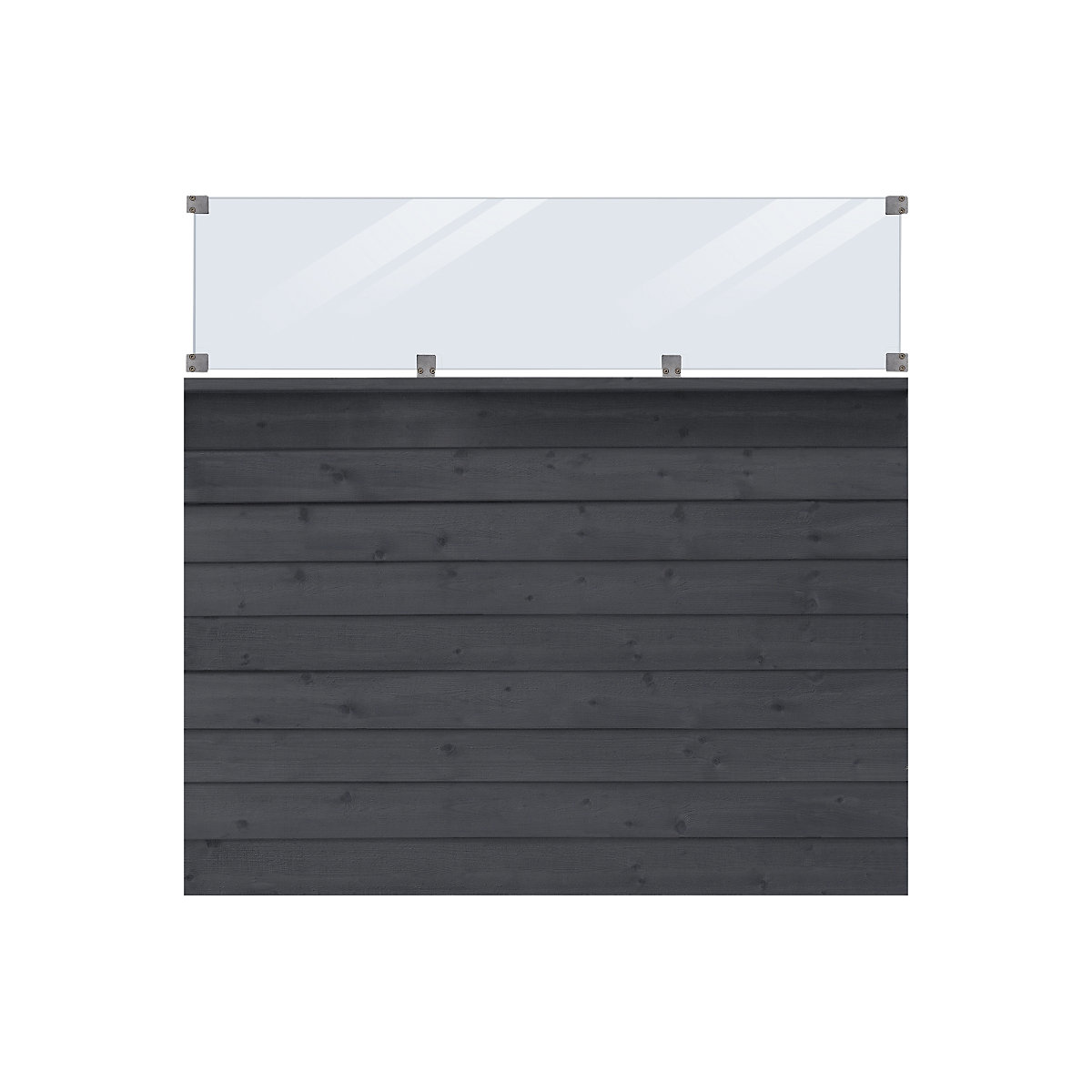 PLUS Klink Recinzione a profilo con vetro